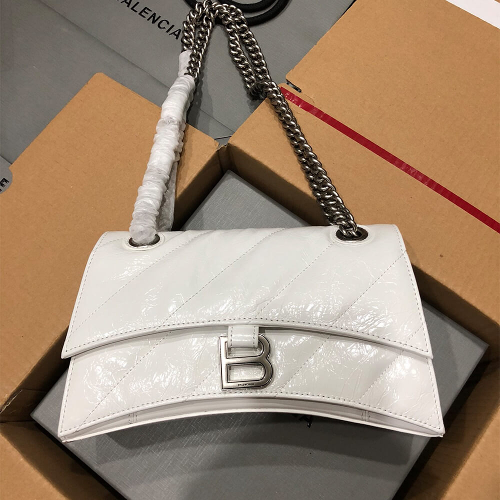 Balenciaga Women s Crush Chain Bag Small(HIGH-END GRADE)