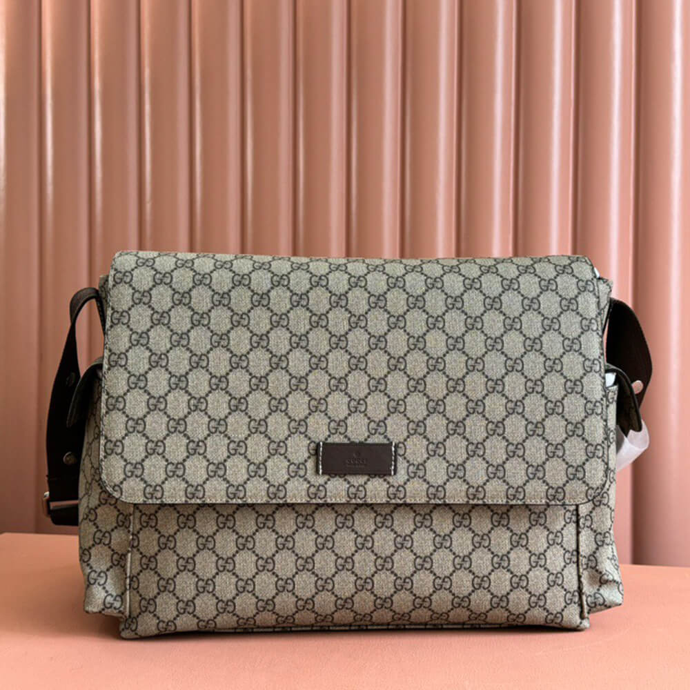 GUCCI GG Supreme Diaper Bag(HIGH-END GRADE)