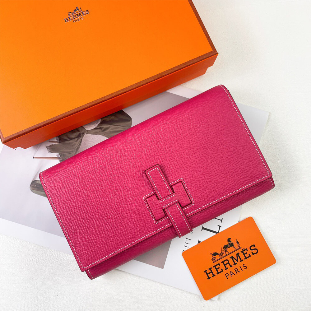 HERMES New H Passant Toutenmain wallet(HIGH-END GRADE)